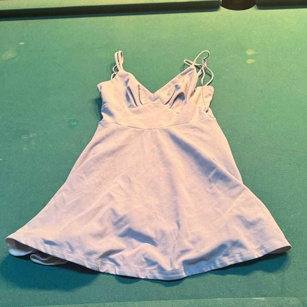 City Studio Light Blue Strappy Dress